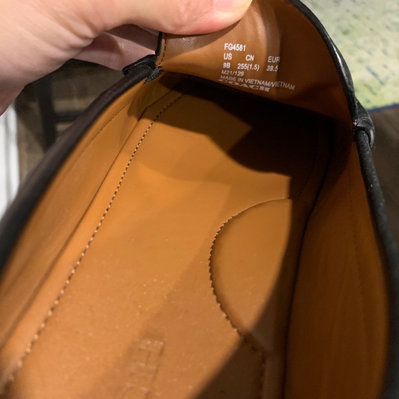 Coach Black Leather Loafers Women’s size 9 - Picture 5 of 5
